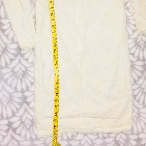 Beige Laced Dress - Picture 7 of 7